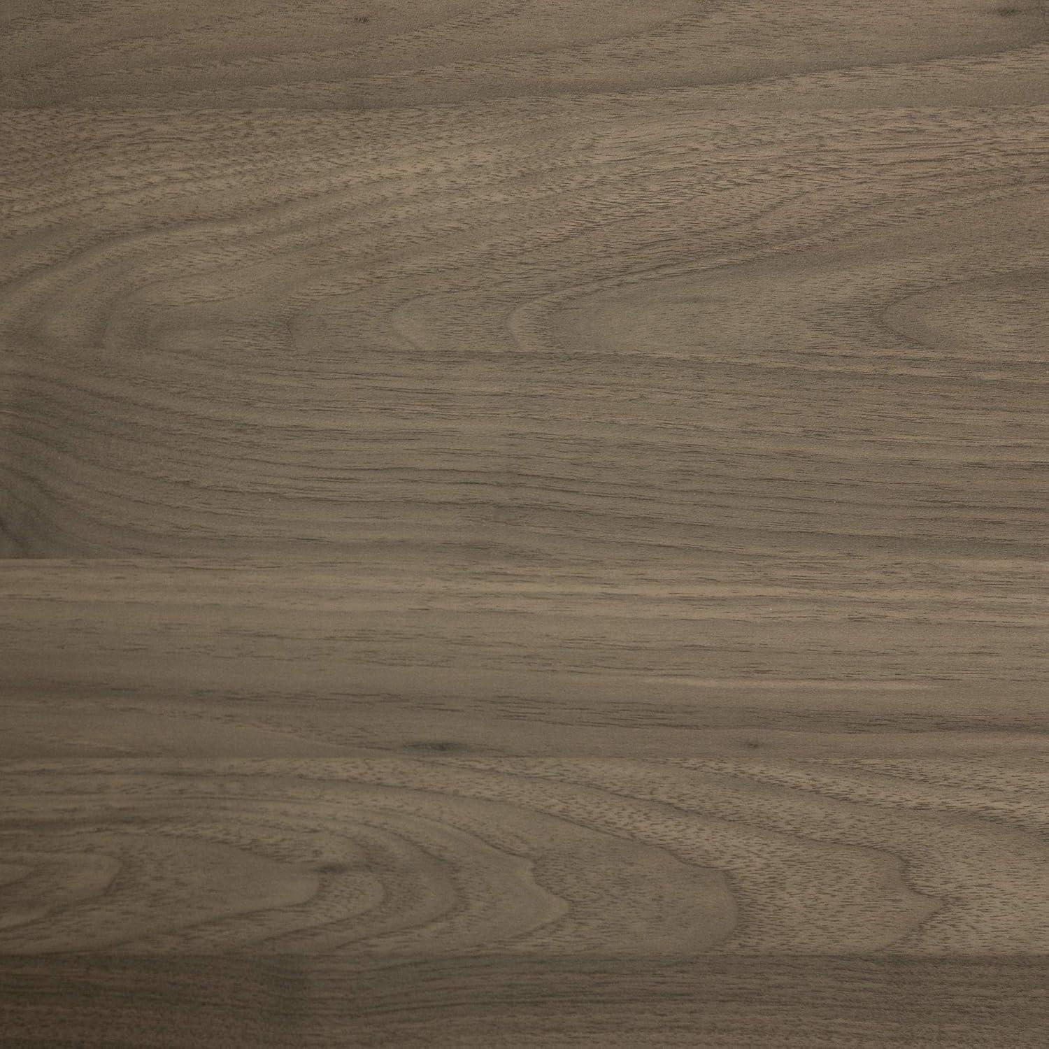 Walker Edison Mid Century Modern Two-Drawer Nightstand, Black