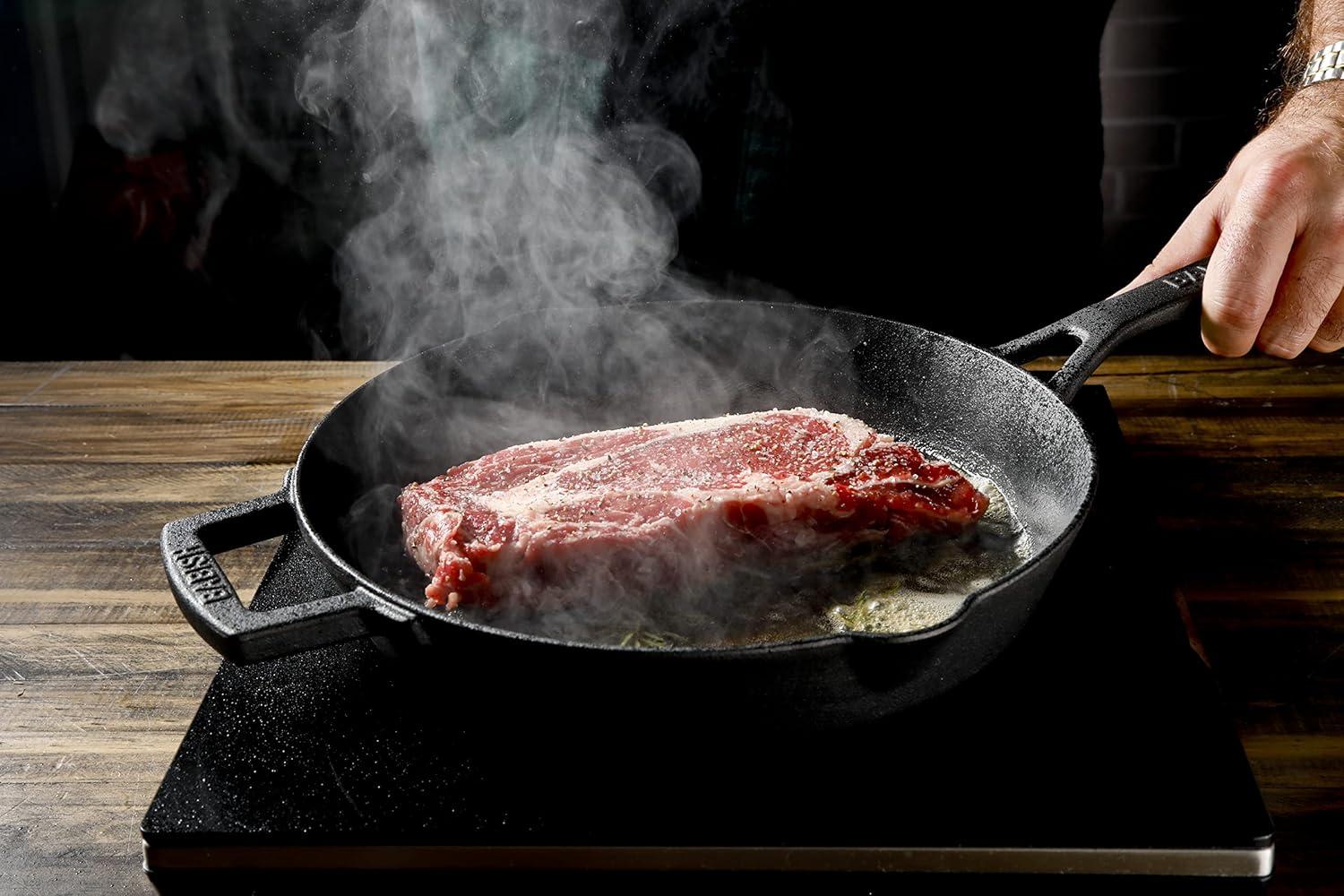 ELEGANT COMFORT ELEGANT COMFORT Enameled Cast Iron Non-Stick Frying Pan