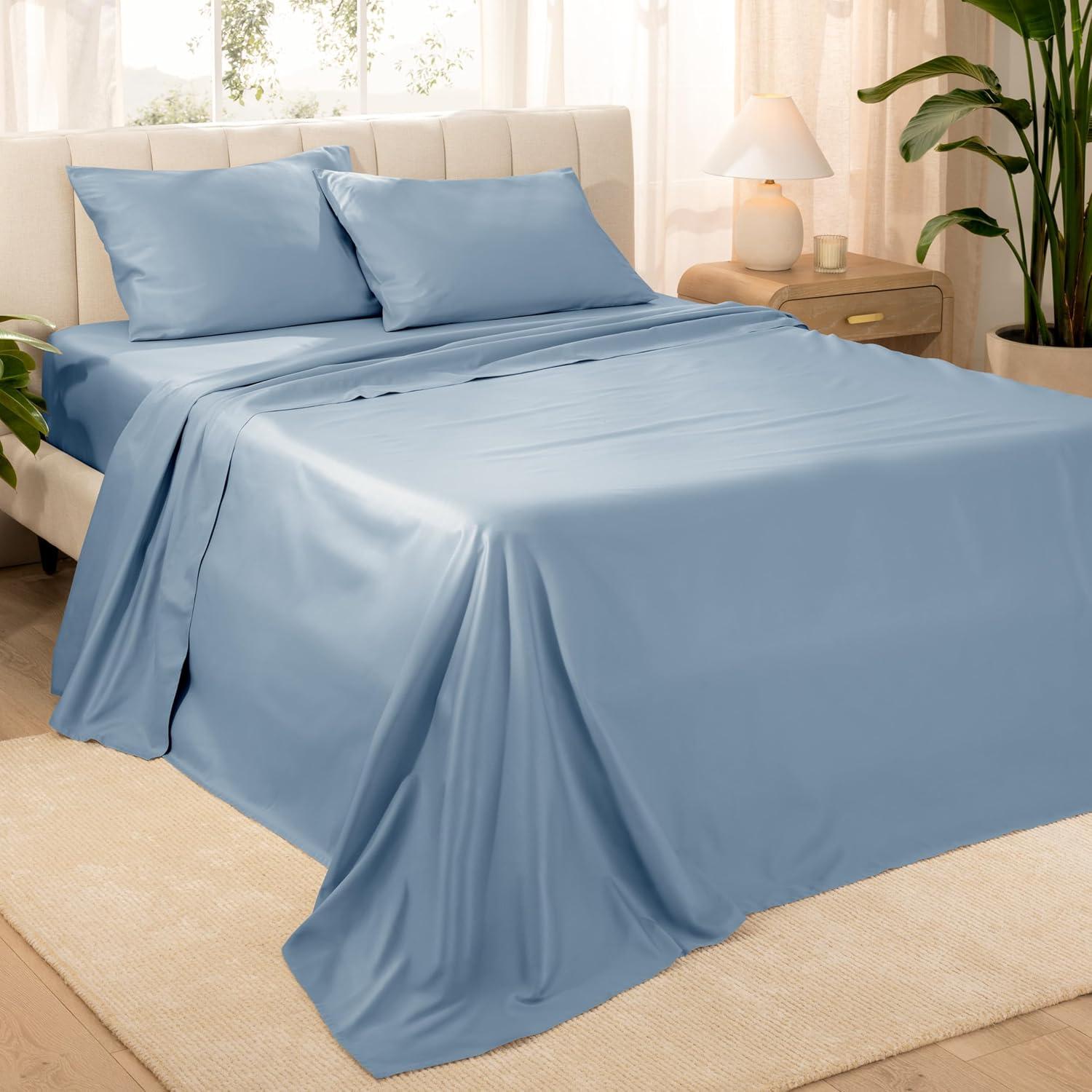 Bare Home 400 Thread Count Sateen Sheet Set