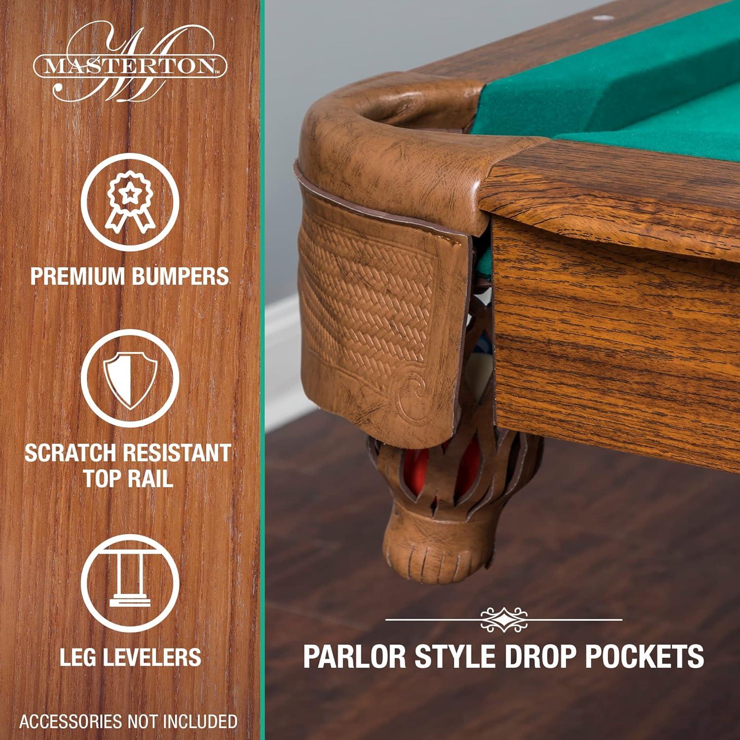 EastPoint Sports Eastpoint Sports Masterton Billiard Pool Table - 87 Inch – Perfect For Family Game Room