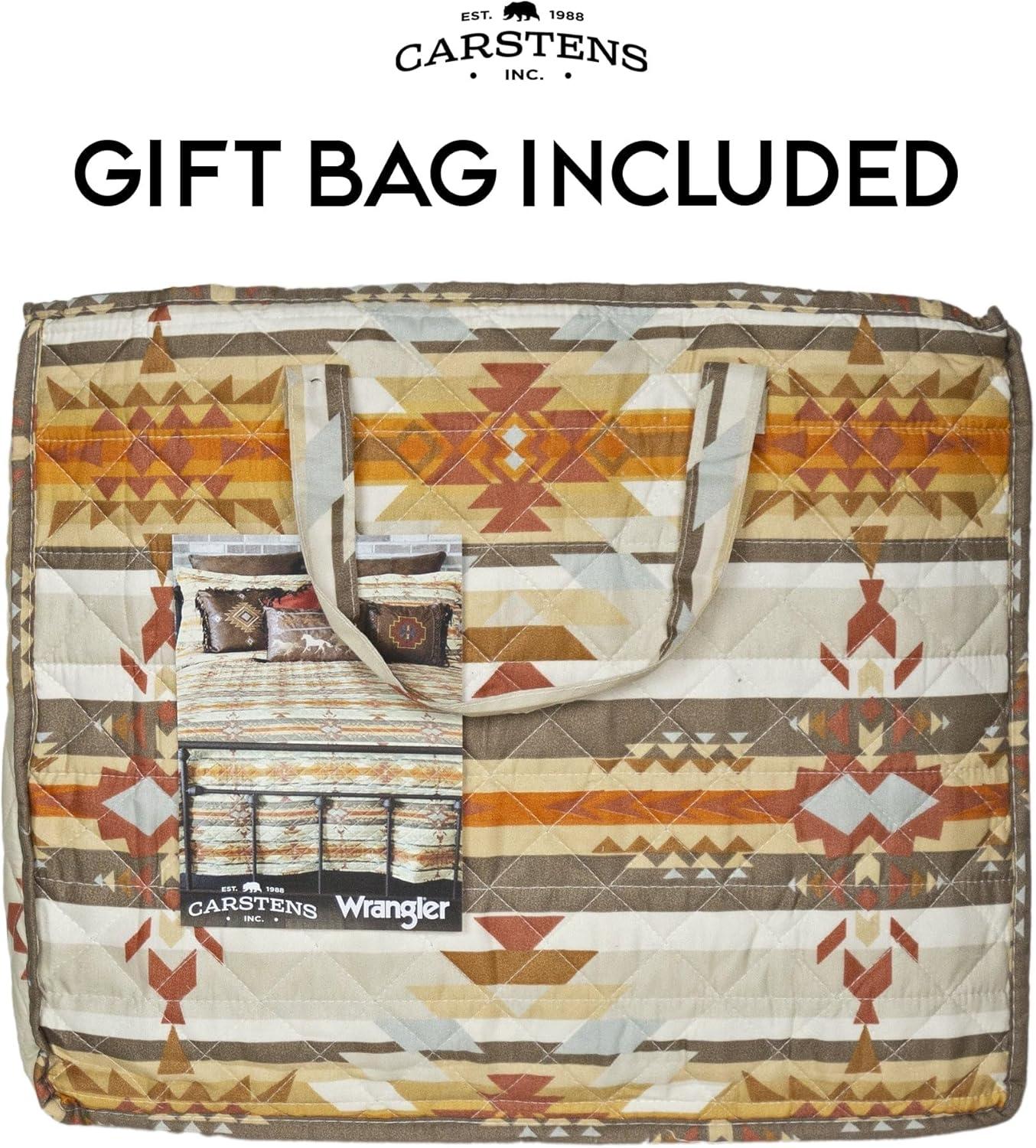 Carstens Inc. Amarillo Sunset Geometric Shapes Quilt Set