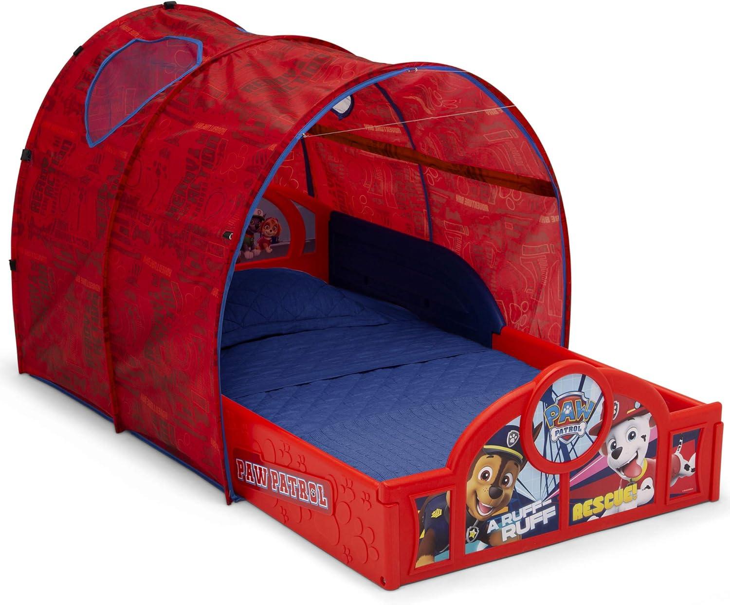 Delta Children Sleep and Play Toddler Bed with Tent - PAW Patrol