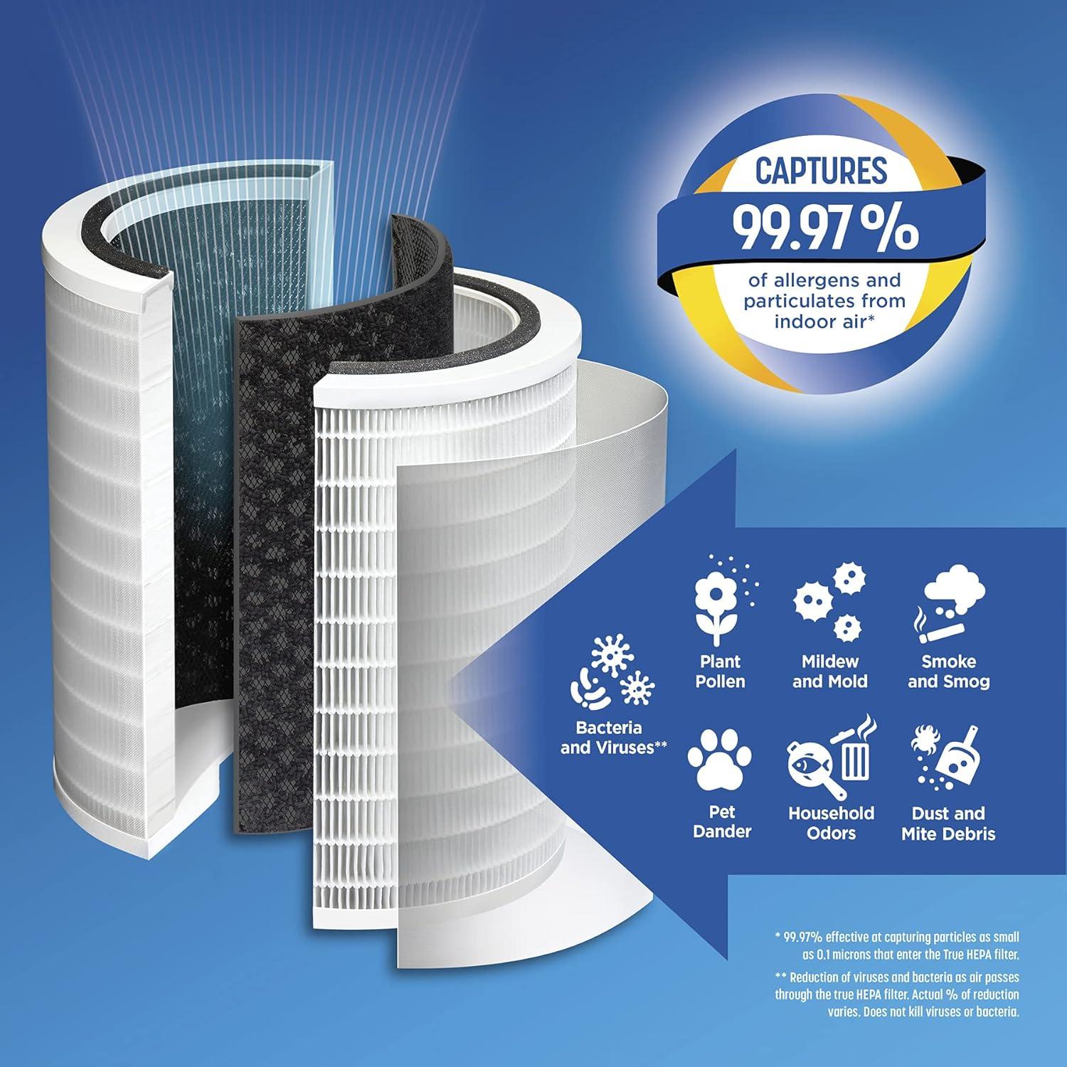 Large Room True HEPA Air Purifier Replacement Filter