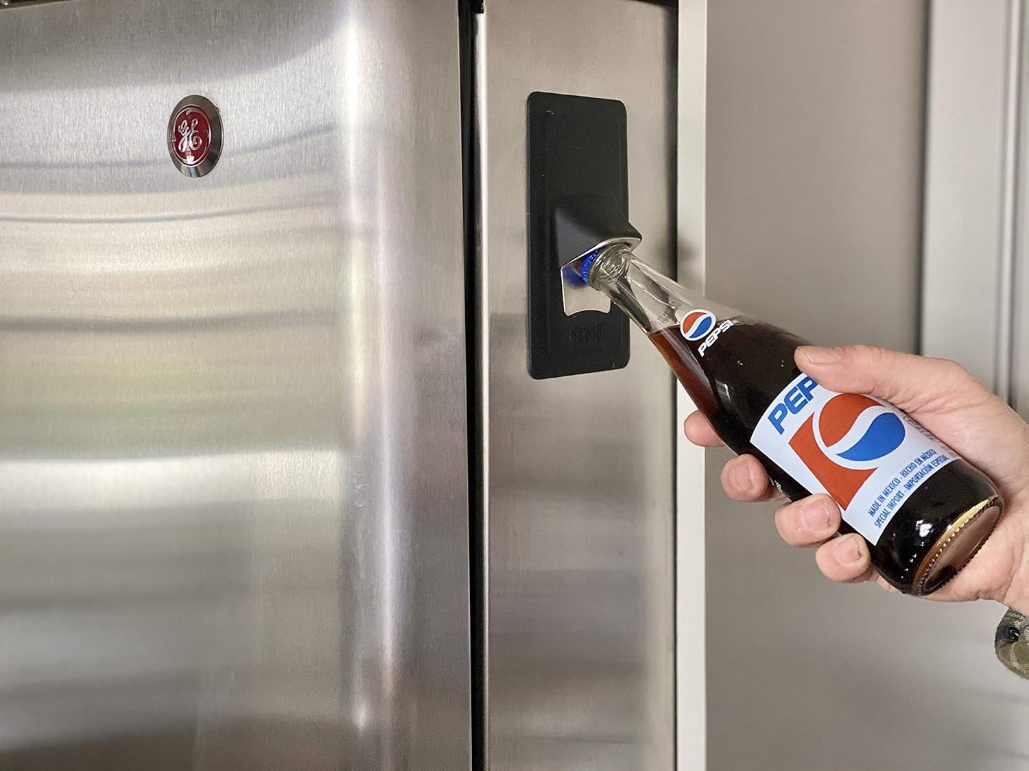 30 Watt CAPSKI - Silicone Portable Movable Man Cave Bottle Opener - No Screws or Glues - Grips Shiny Surface - Man Cave Gift