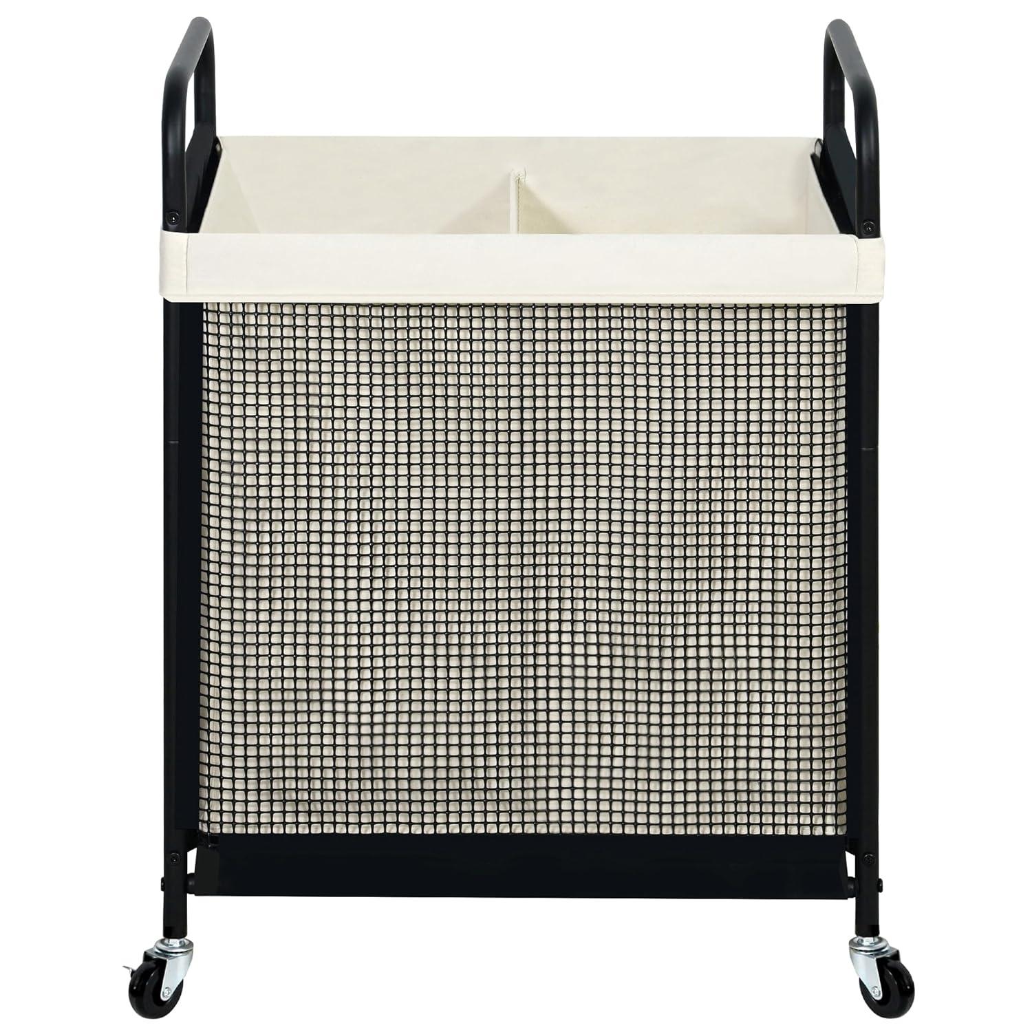 BTERAZ Laundry Hamper, 2-Section