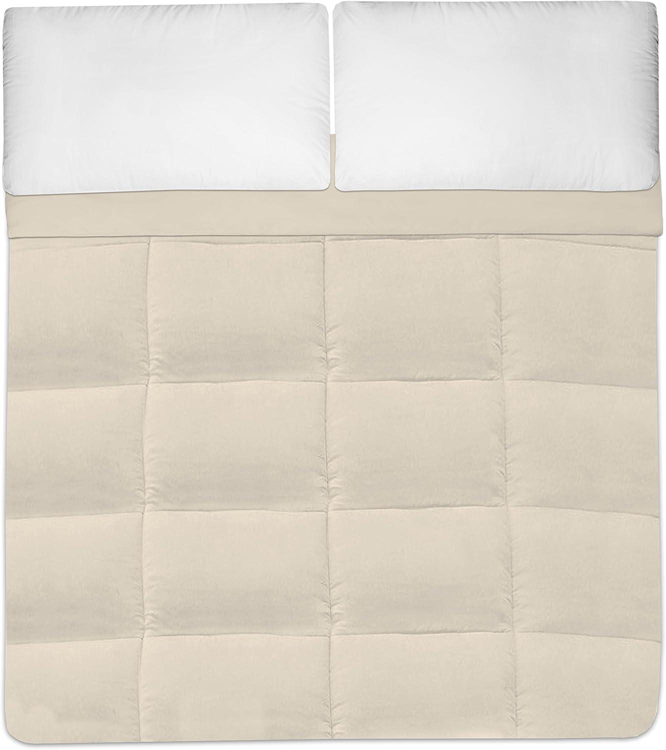 Sweet Home Collection Box Stitch Super Soft Single Comforter