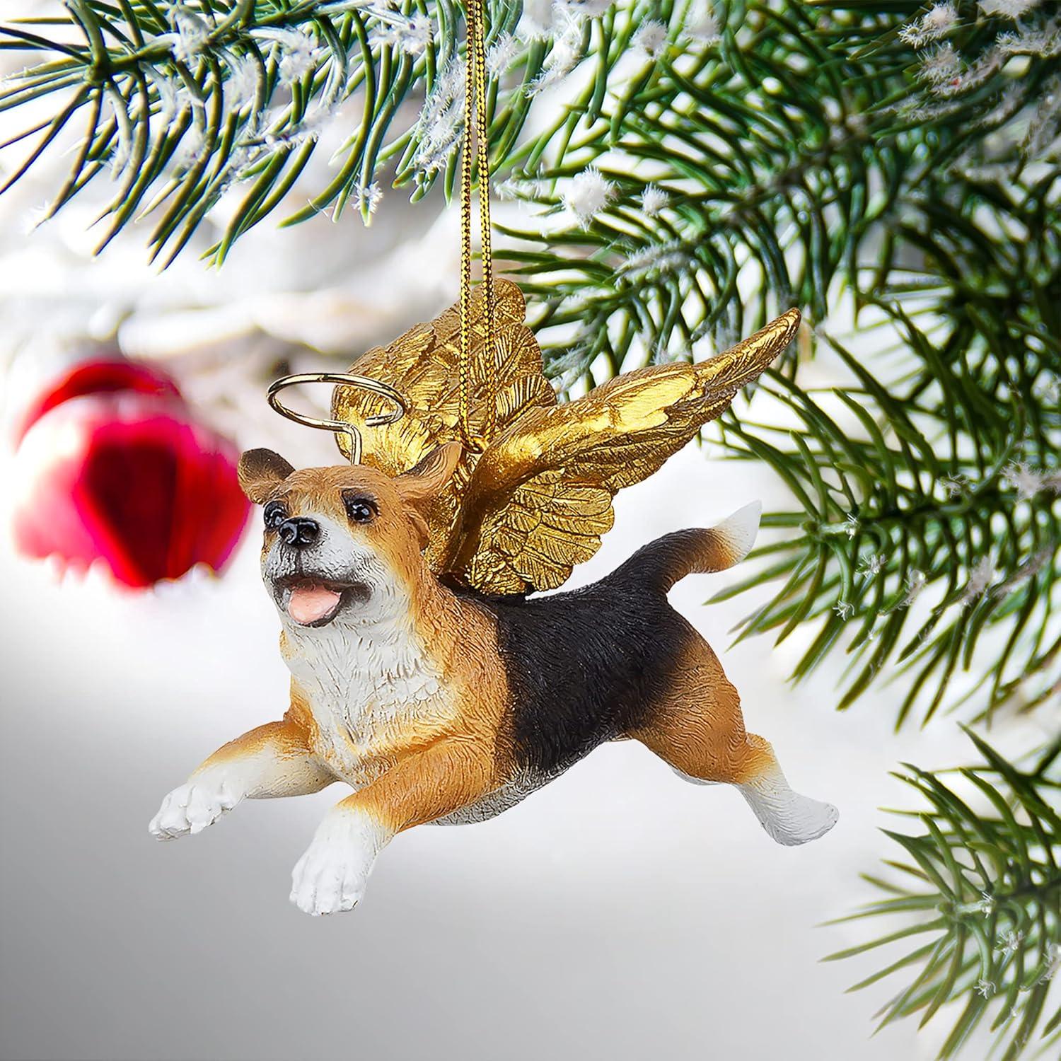 Design Toscano Honor the Pooch Pug Holiday Dog Angel Ornament