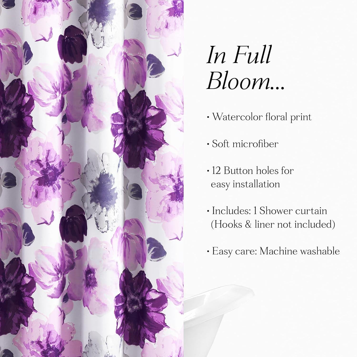 Torre & Tagus Leah Floral Shower Curtain