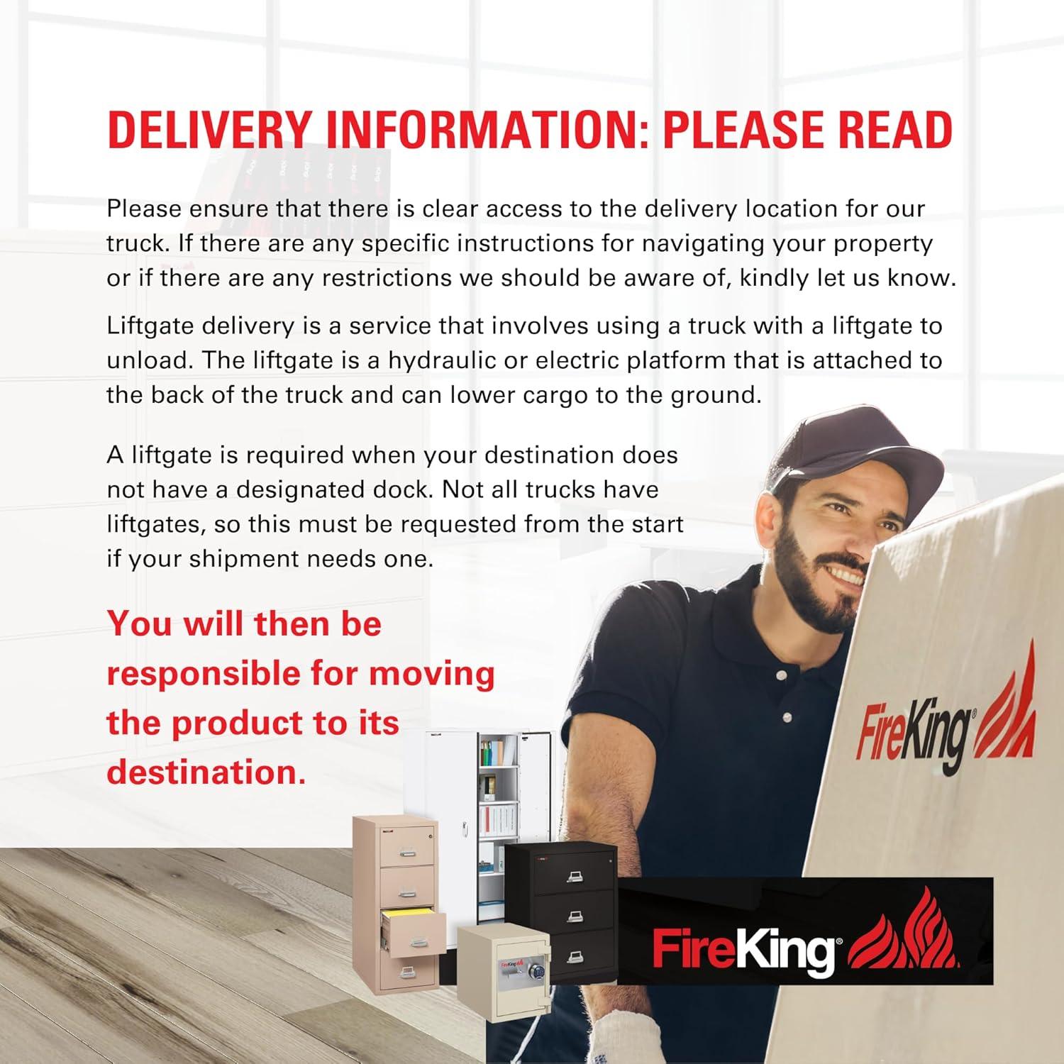 FireKing Fireproof 31.13'' Wide 4 -Drawer Steel File Cabinet