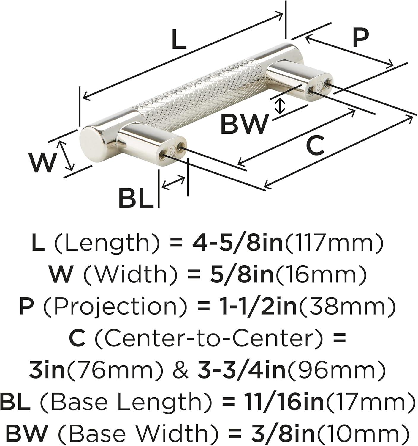 3" Center Bar Pull