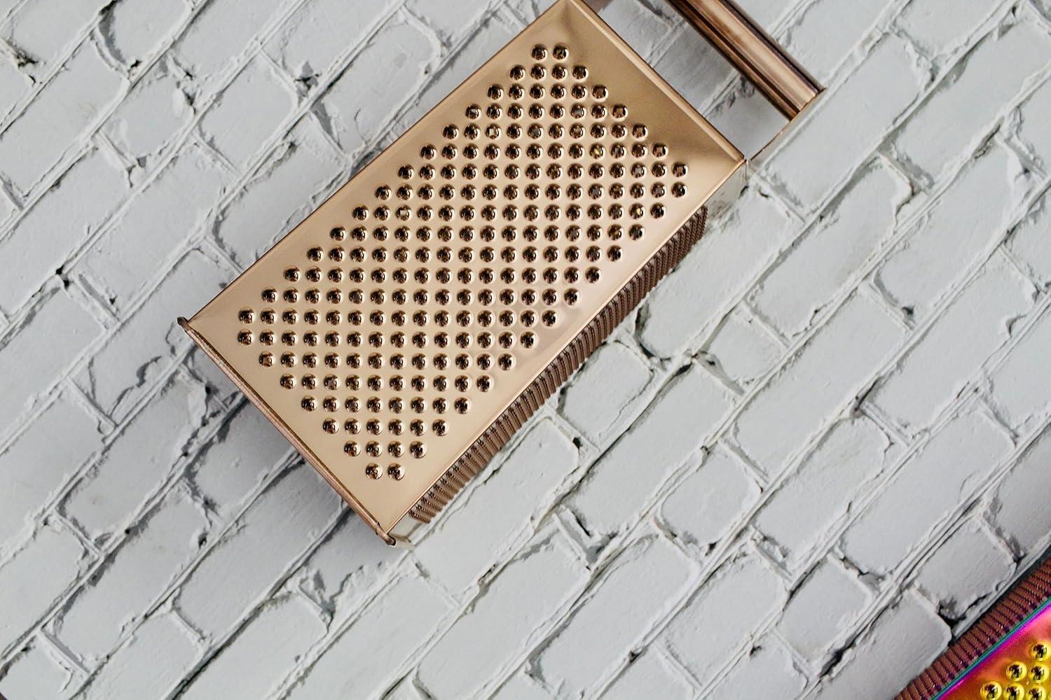 Multifunctional Stainless Steel Grater Slicer with Handle, Large 4 Sides Cutter for Ginger, Garlic, Cucumbers, Carrots, Cheese, Potato