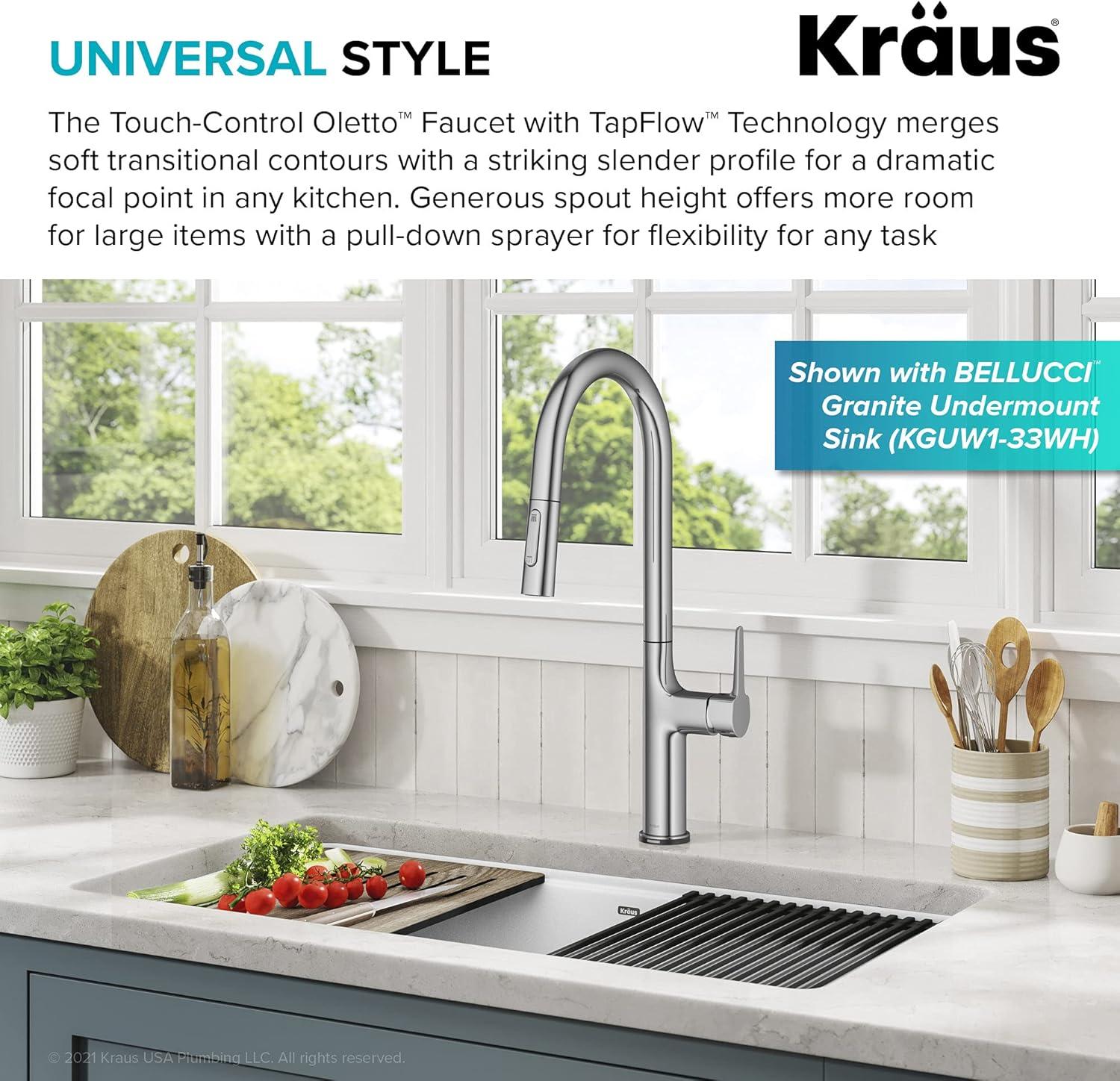 Pull Down Touch Single Handle Kitchen Faucet
