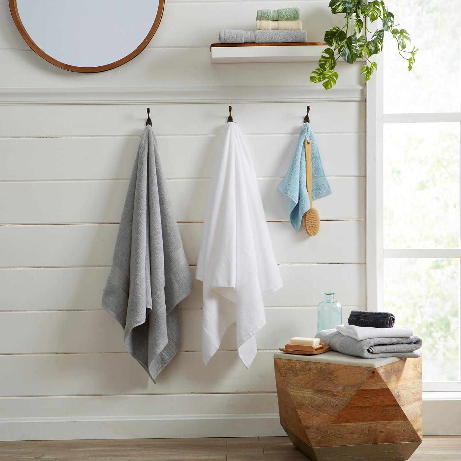 Hokku Designs Super Soft 100% Cotton Quick-Dry Bath Towels (Set of 4)