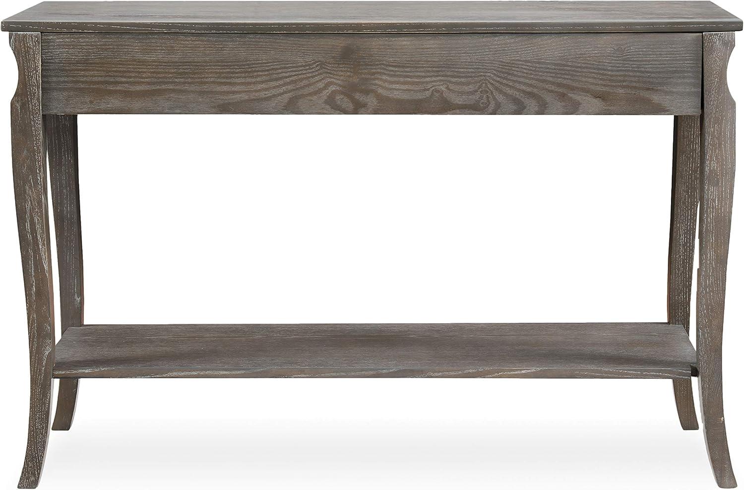 Leick Home Luna Two Drawer Sofa Table, Gray Wash