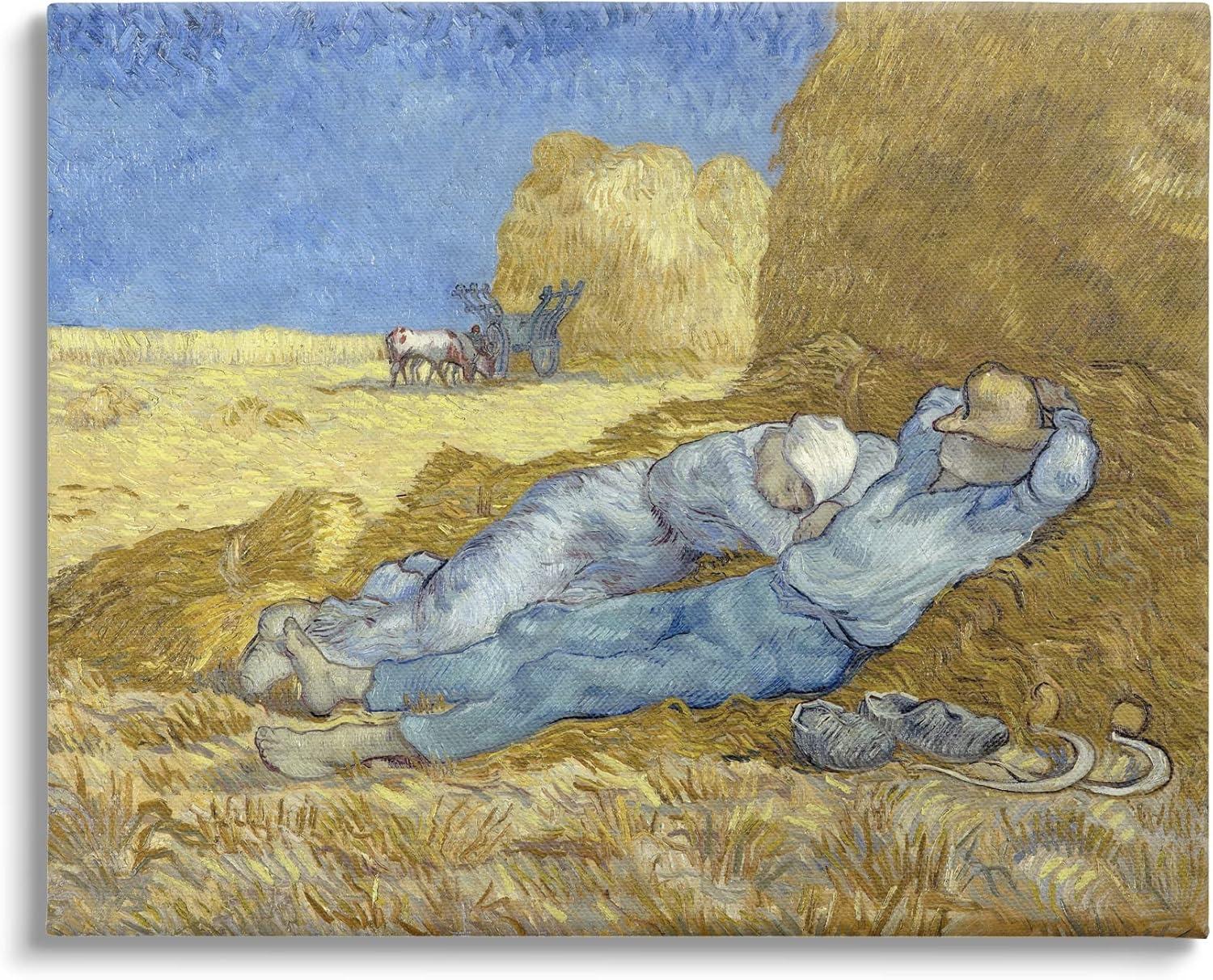 Stupell Industries The Siesta Vincent van Gogh Classic Painting by Vincent Van Gogh - Painting on Canvas | Wayfair
