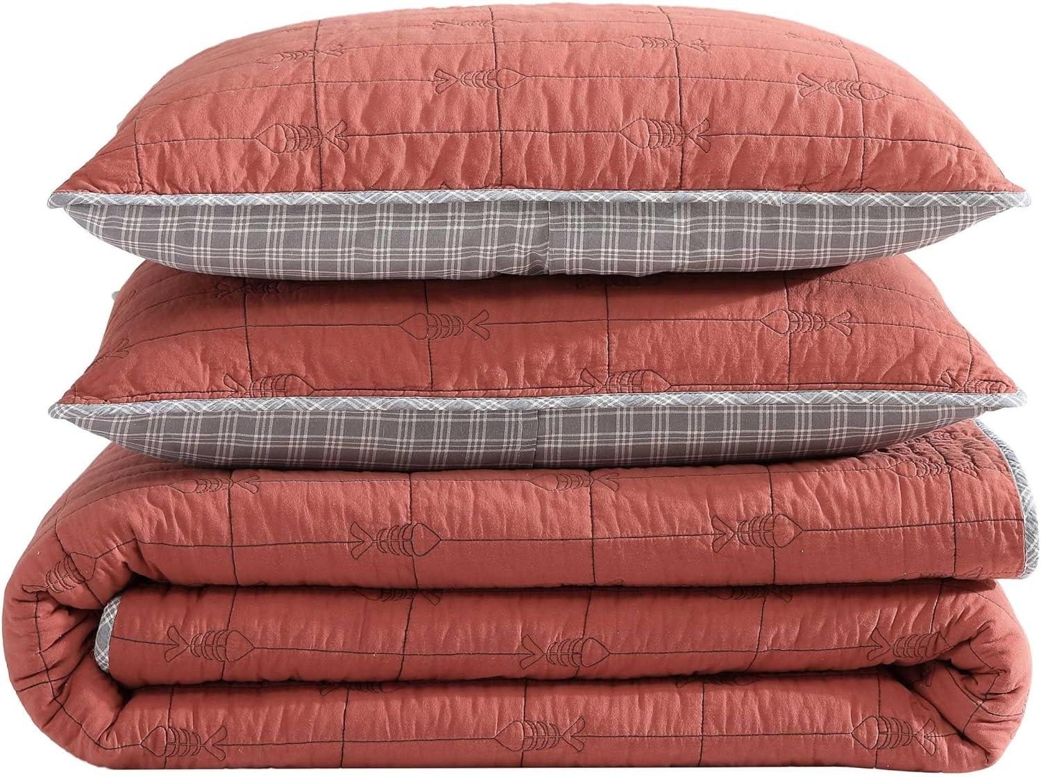 Eddie Bauer Troutdale Cotton Reversible Quilt Set