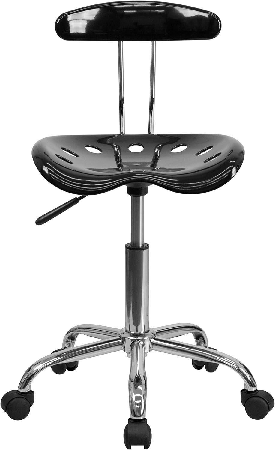 Flash Furniture Bonavant Adjustable Swivel Chair for Desk and Office with Tractor Seat