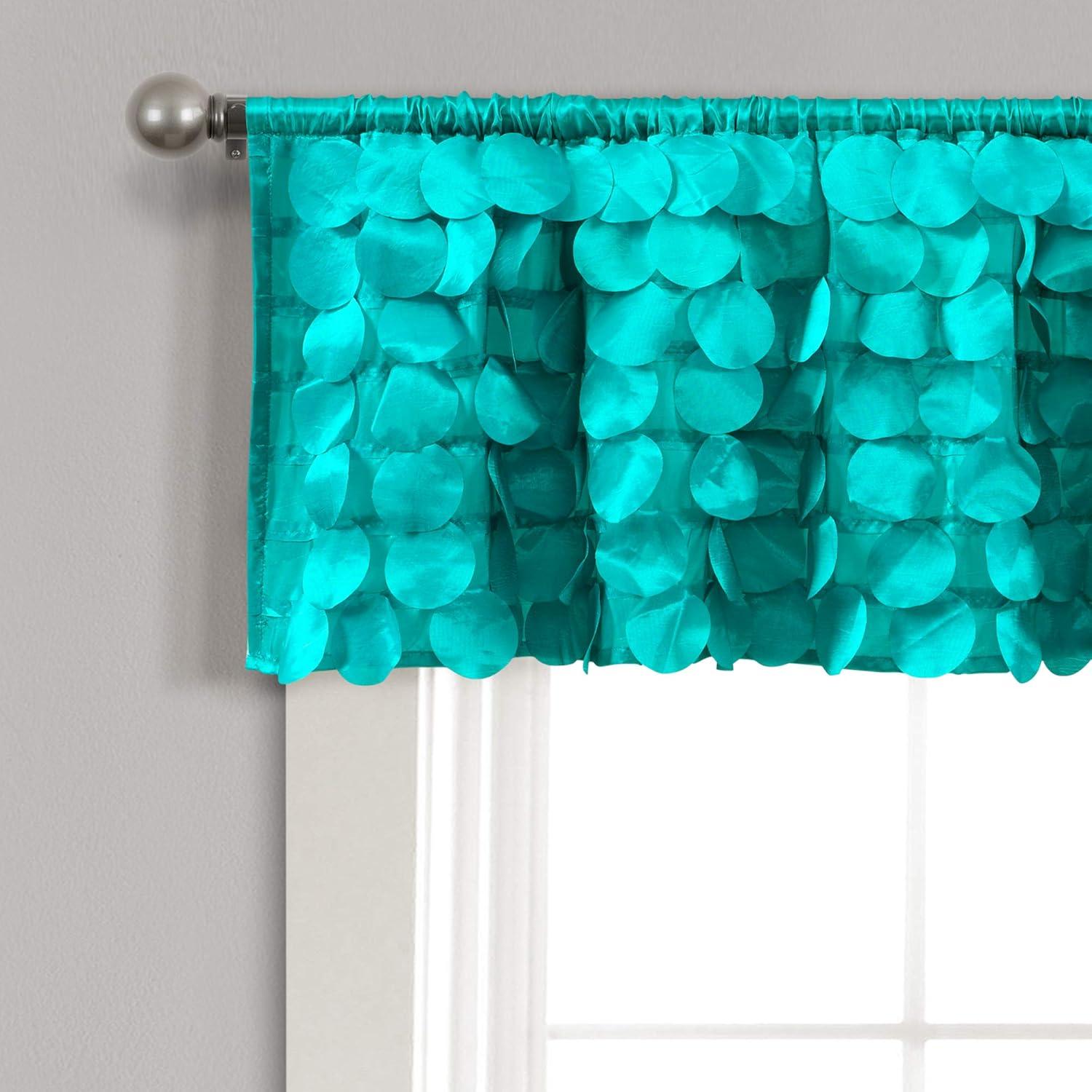 Lush Decor Gigi Scalloped Window Valance