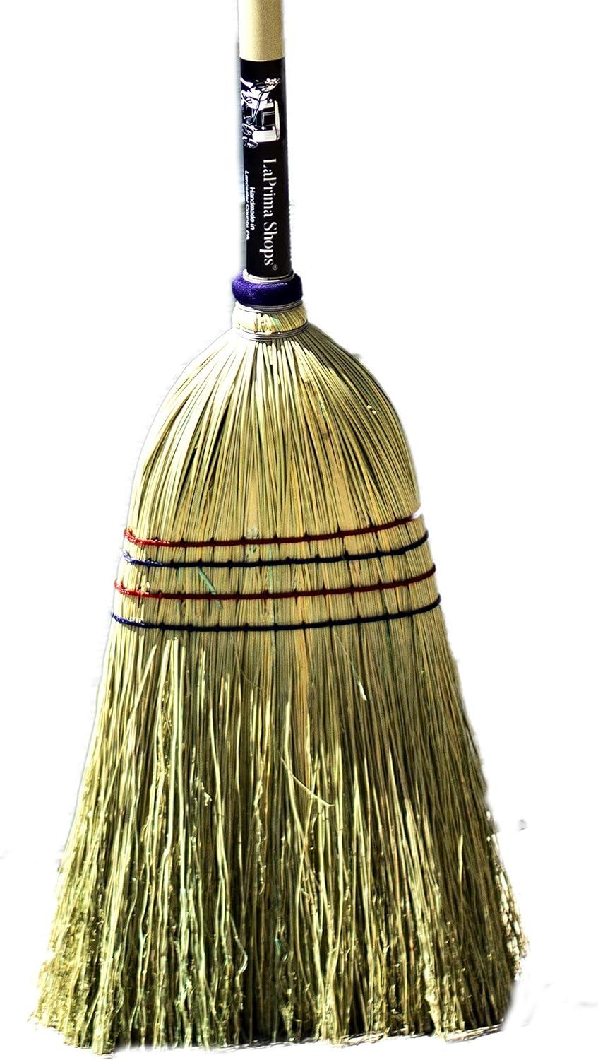 Authentic Hand Made All Broomcorn Broom (54-Inch/Medium)