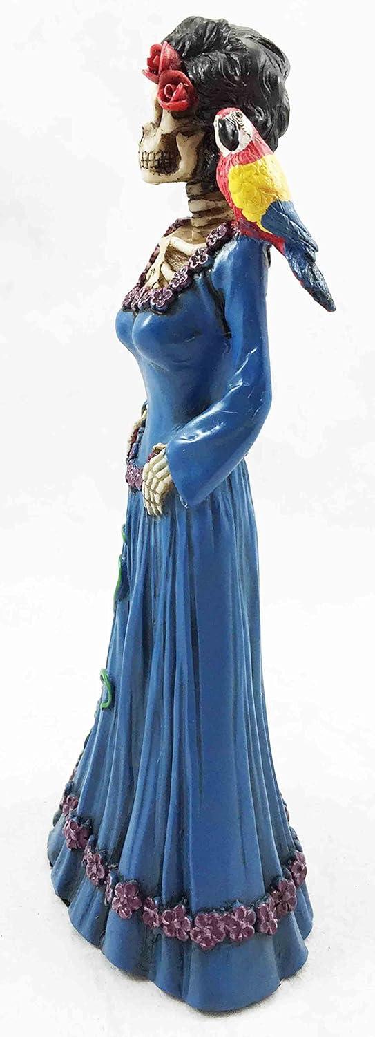 Day of The Dead Dod Blue Lady Figurine