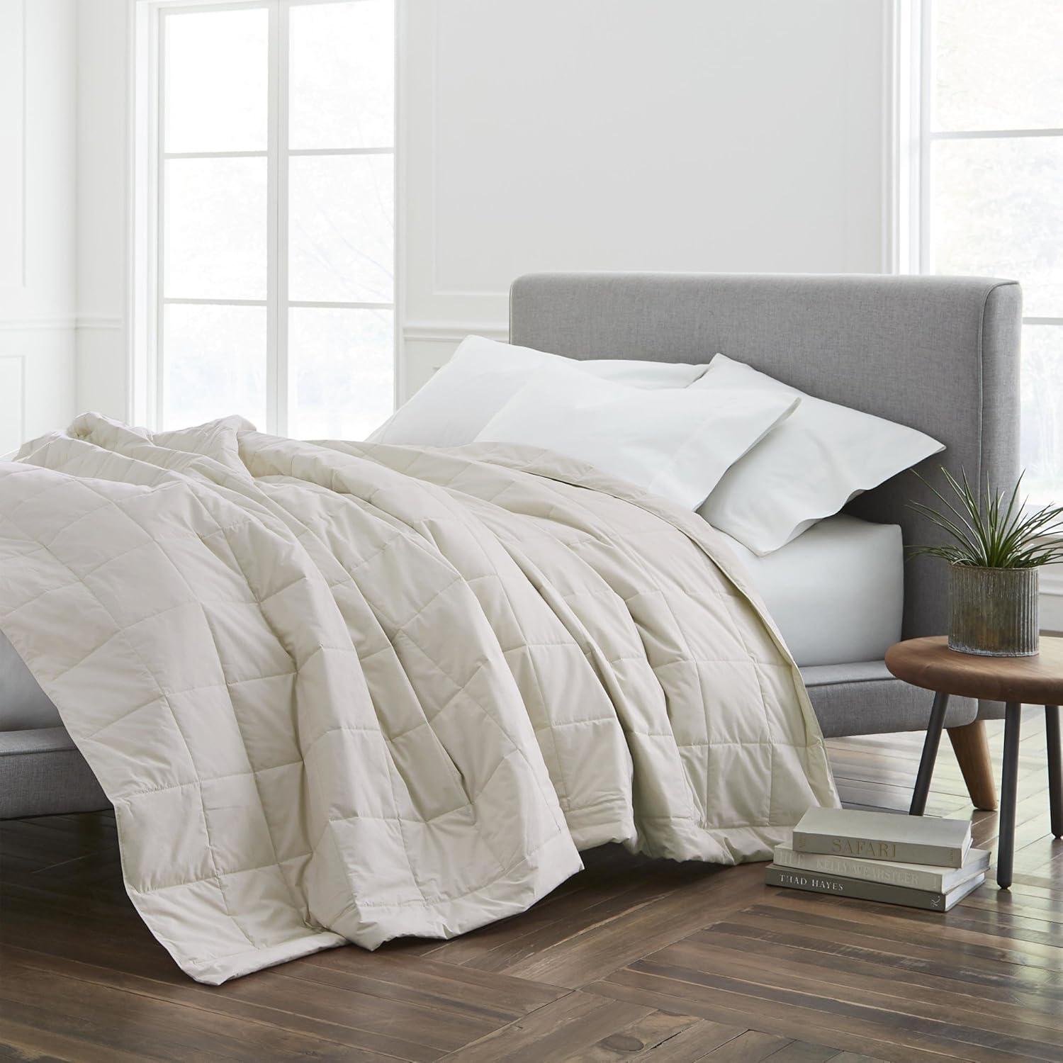 EcoPure® EcoPure Filled 100% Cotton Cover Solid Blanket & Reviews | Wayfair
