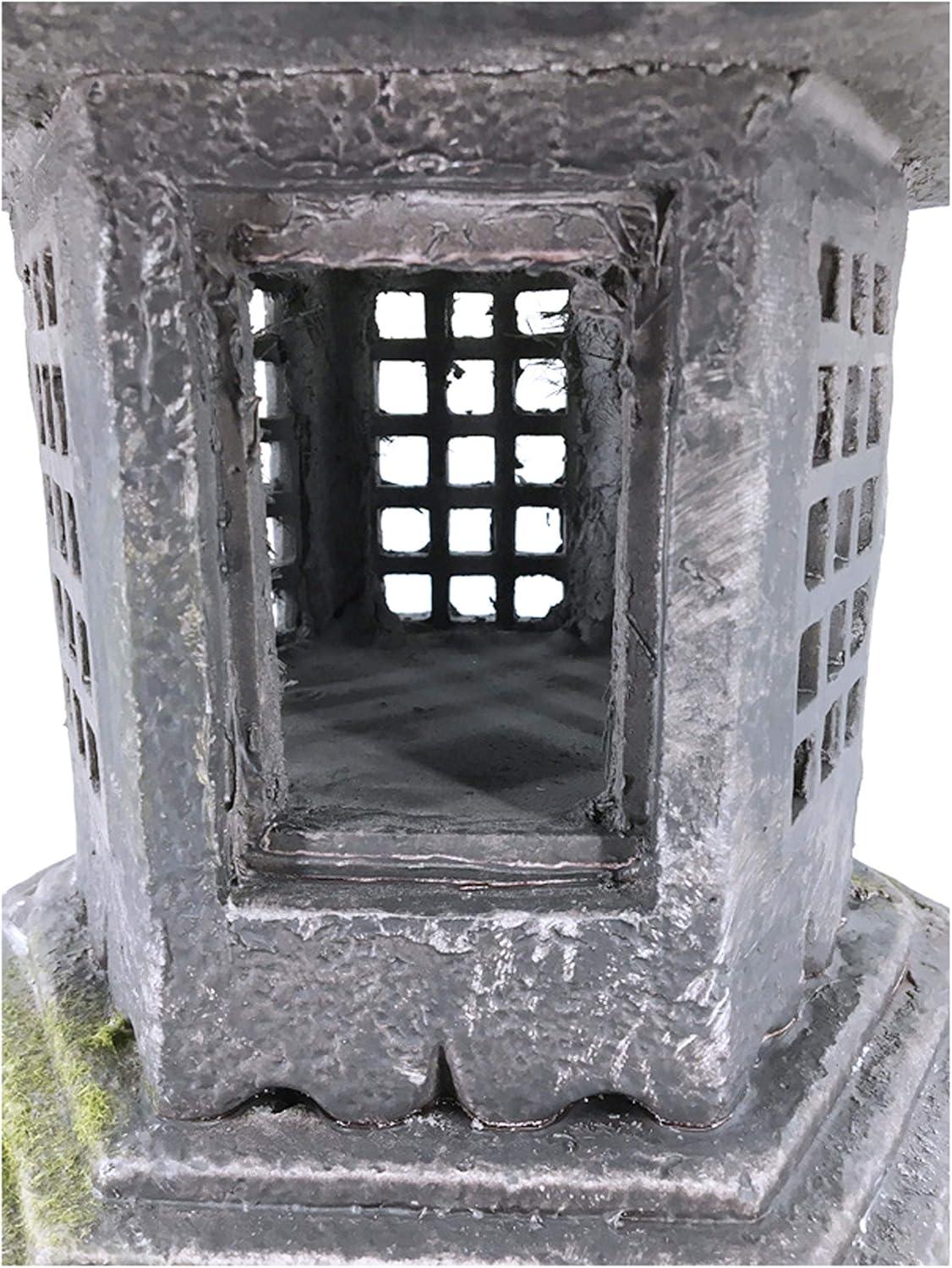 38In Grey Stone Pagoda Lantern