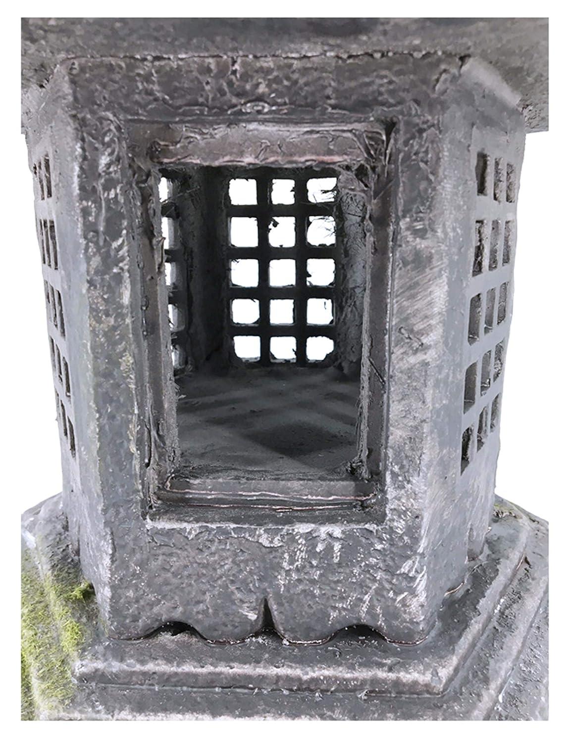38In Grey Stone Pagoda Lantern