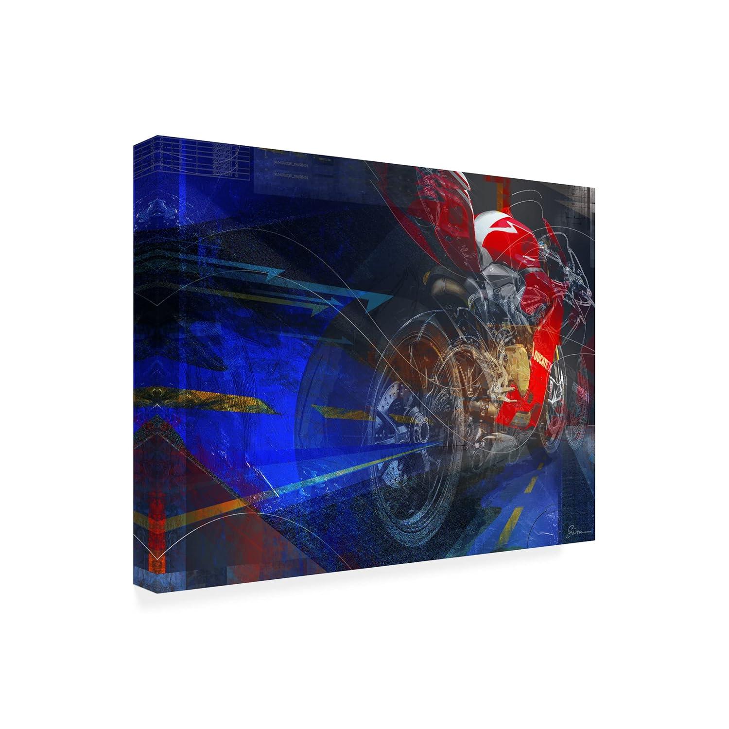 Greg Simanson 'Ducati Speed' Canvas Art