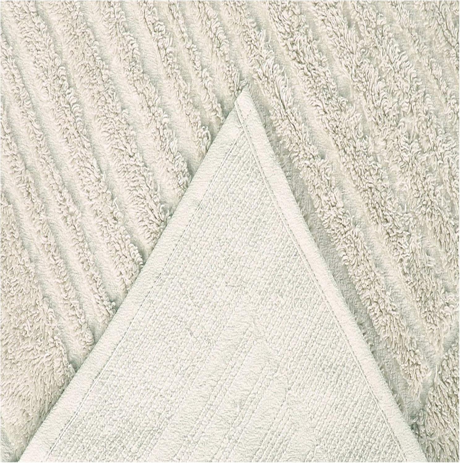 Better Trends Ashton – Luxurious 100% Cotton Tufted Euro Sham in Medallion Design, Super Soft & Lightweight, 26” x 26”, Ivory