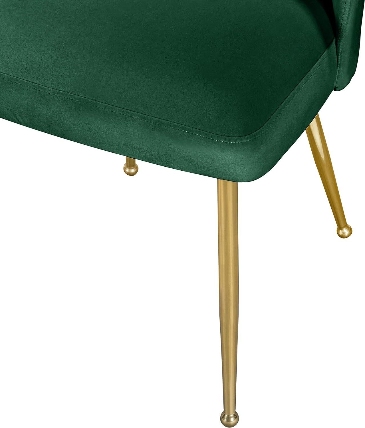 Meridian Furniture Logan Black Velvet Dining Chair (Set of 2)