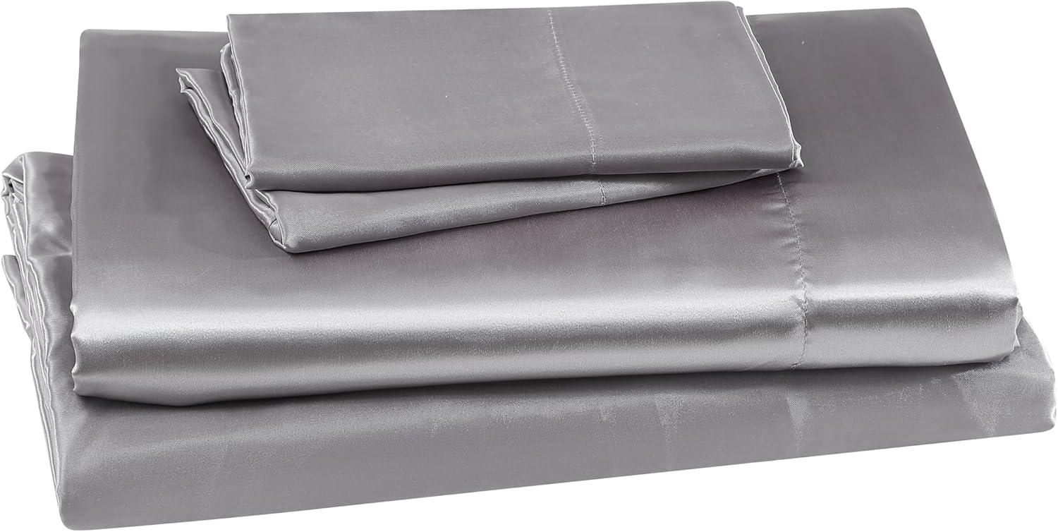 Bare Home Satin Sheet Set