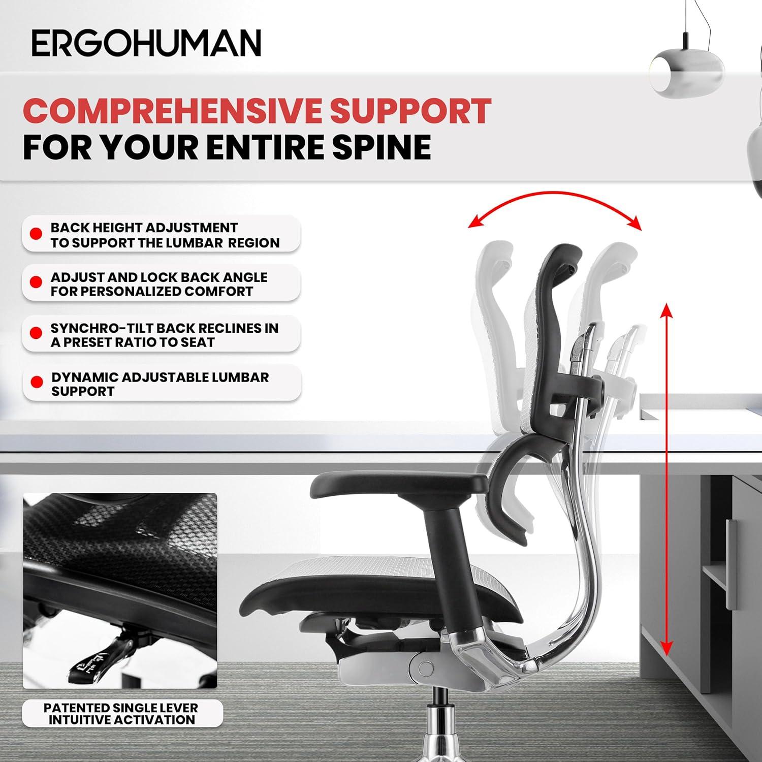 Eurotech Seating Ergohuman Task Chair