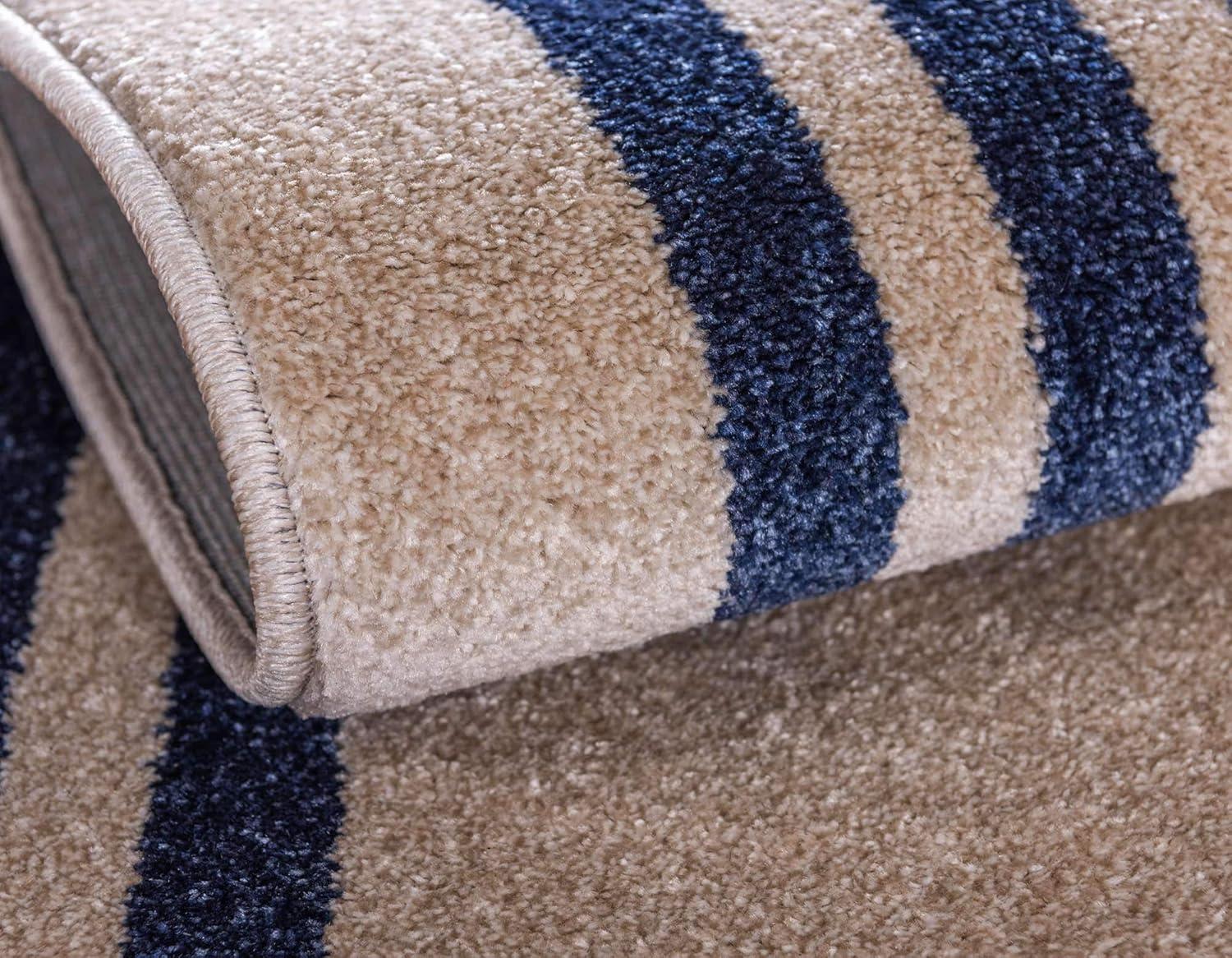 Athens Geometric Beige 7' 0 x 10' 0 Area Rug