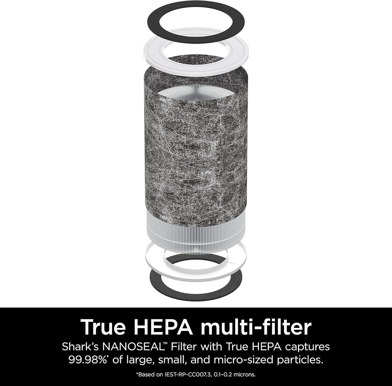 White and Black True HEPA Air Purifier Replacement Filter