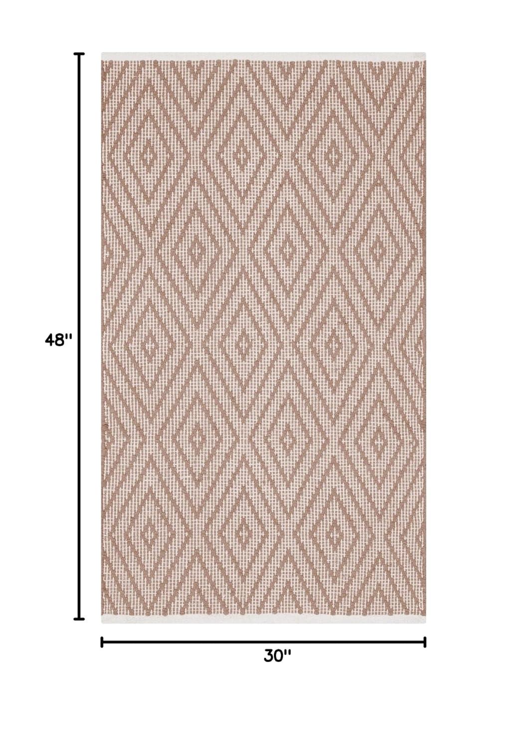 Montauk MTK811 Hand Woven Accent Rug - Beige/Ivory - 2'6"x4' - Safavieh.
