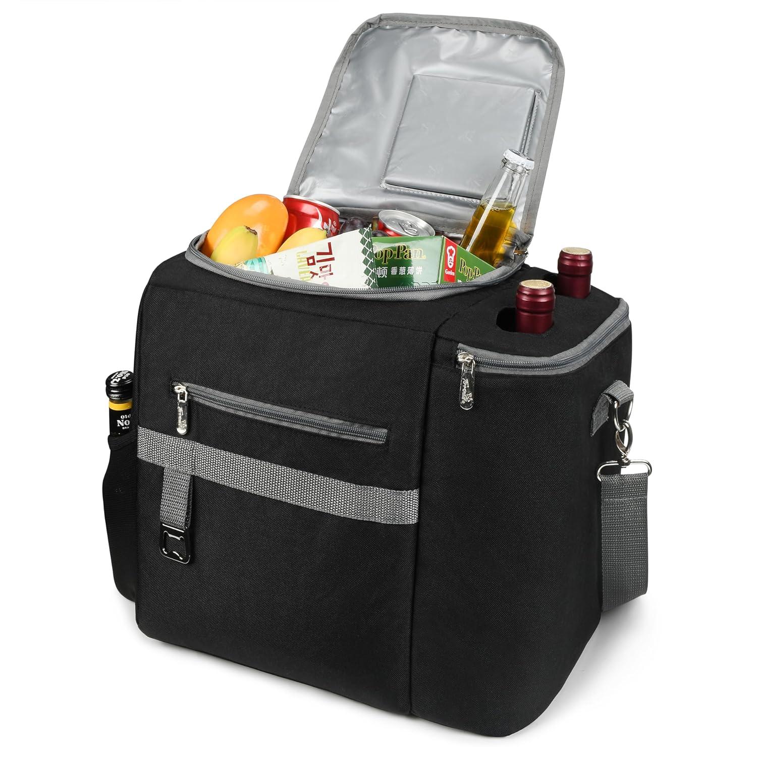 Tirrinia Tirrinia 27 Cans Cooler Bag, Dual Compartment Insulated Leakproof Coolers with Shoulder Strap by Tirrinia CB