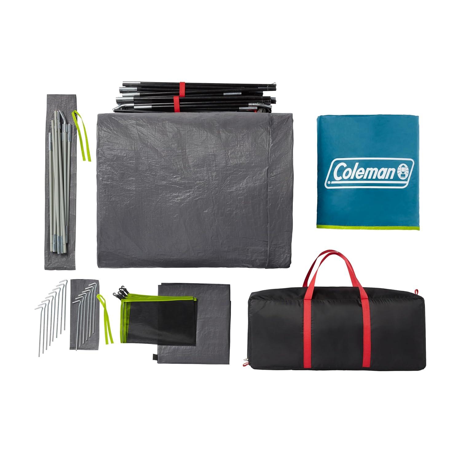 Coleman Skydome™ 6-Person Screen Room Camping Tent with Dark Room™ Technology