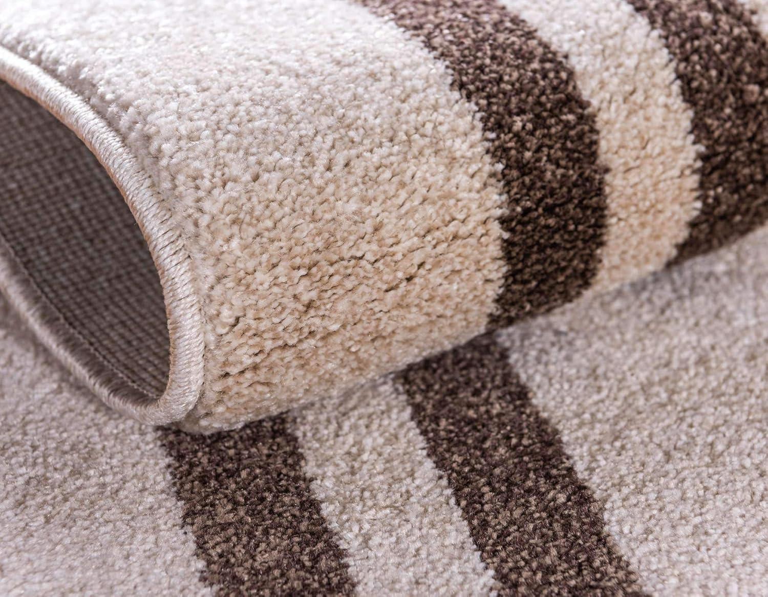 Athens Geometric Beige 7' 0 x 10' 0 Area Rug