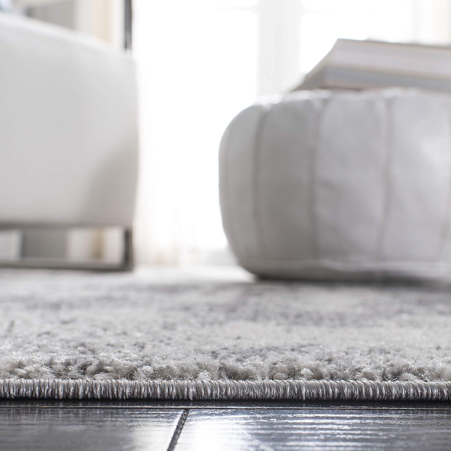 Tulum TUL232 Power Loomed Area Rug - Ivory/Charcoal - 8'x10' - Safavieh.