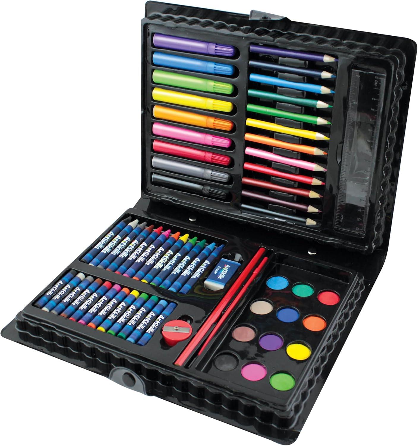 ArtSkills Multi-Medium Complete Art Kit for Beginner Unisex Kids and Teens, Drawing Set, 80 Pieces