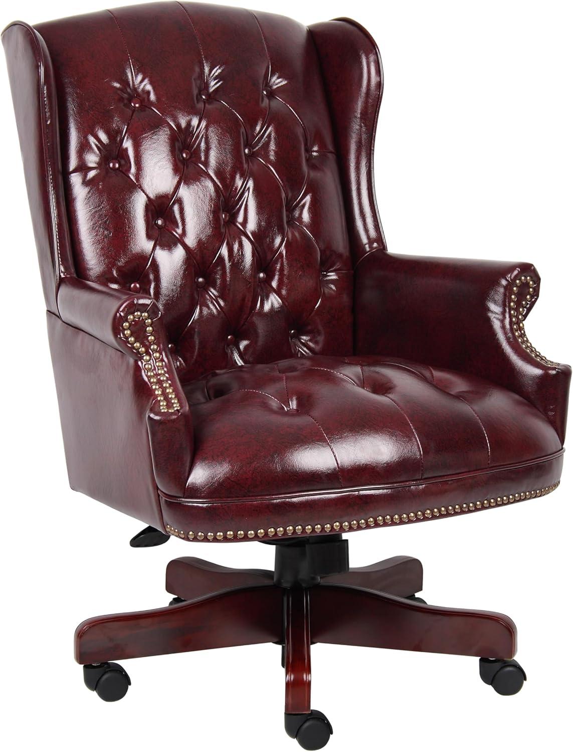 Boss Office Products Traditional Vinyl Executive Chair