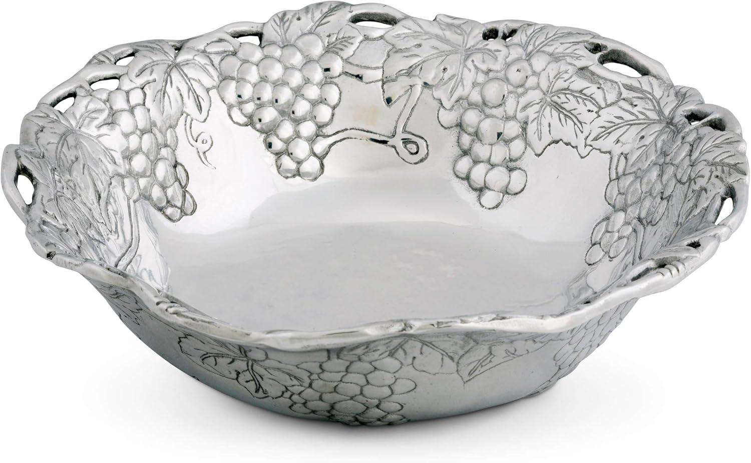 Arthur Court Designs Grape Aluminum Salad Bowl