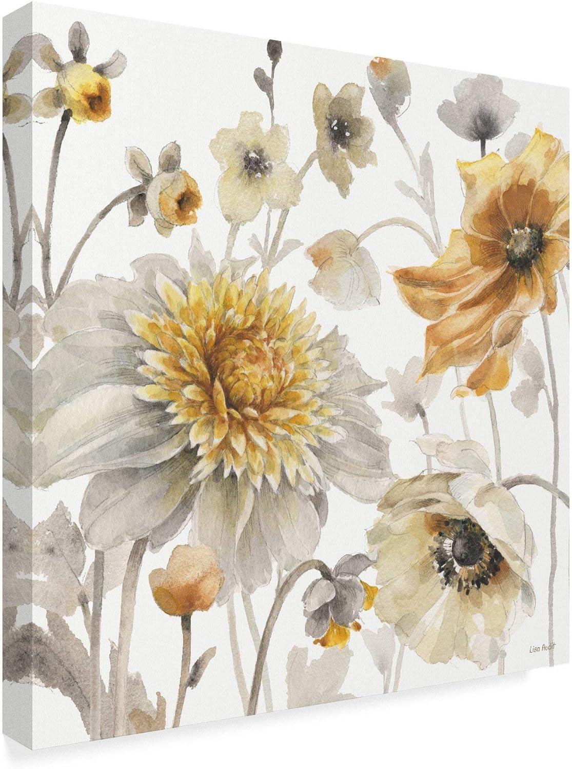Trademark Fine Art -Lisa Audit 'Fields Of Gold Ii' Canvas Art