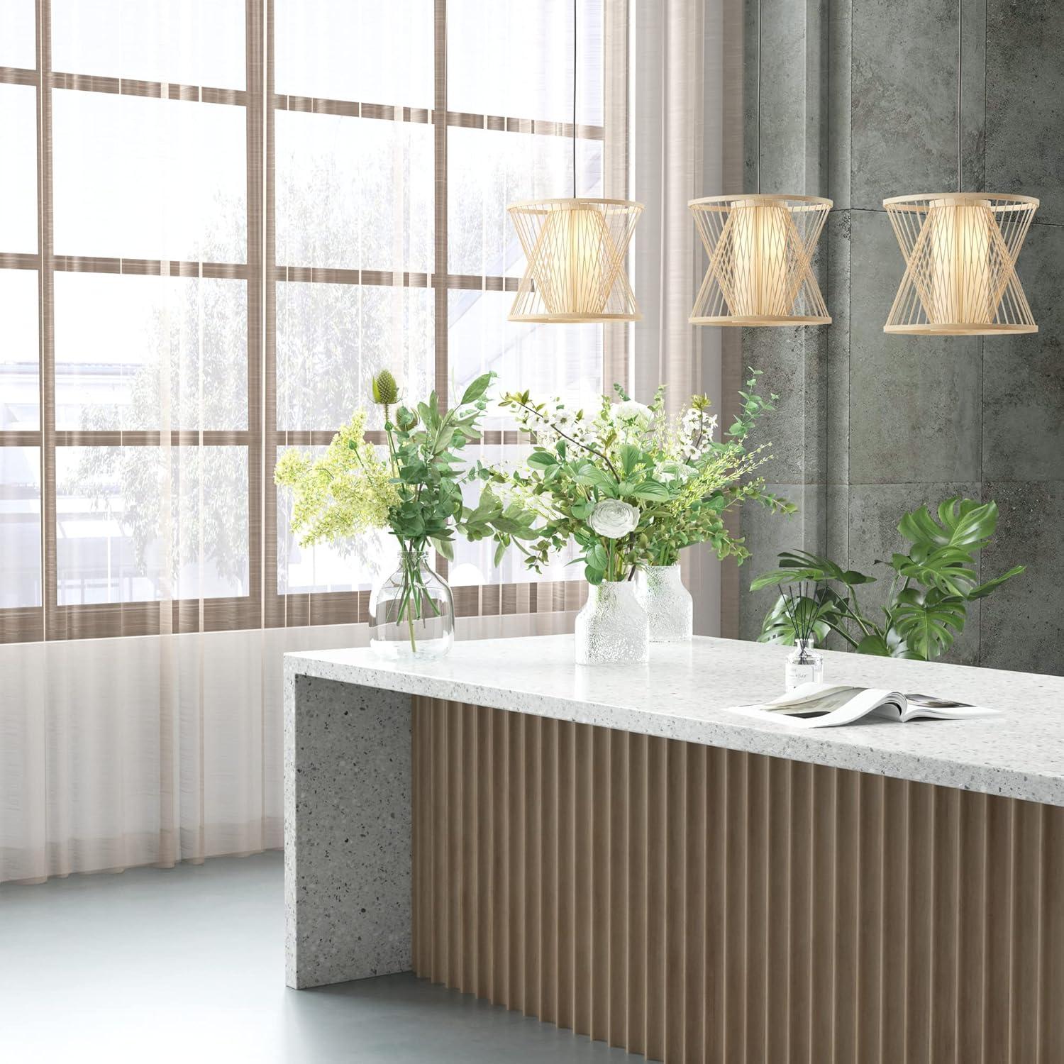 510 Design Geometric Bamboo Pendant