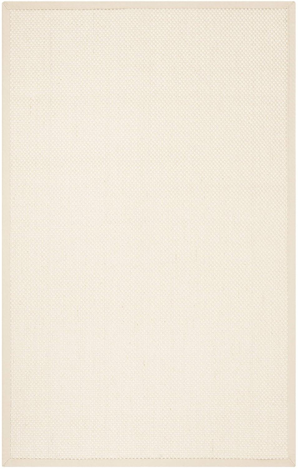 Natural Fiber NF150 Power Loomed Indoor Area Rug - Ivory/Light Beige - 4'x6' - Safavieh
