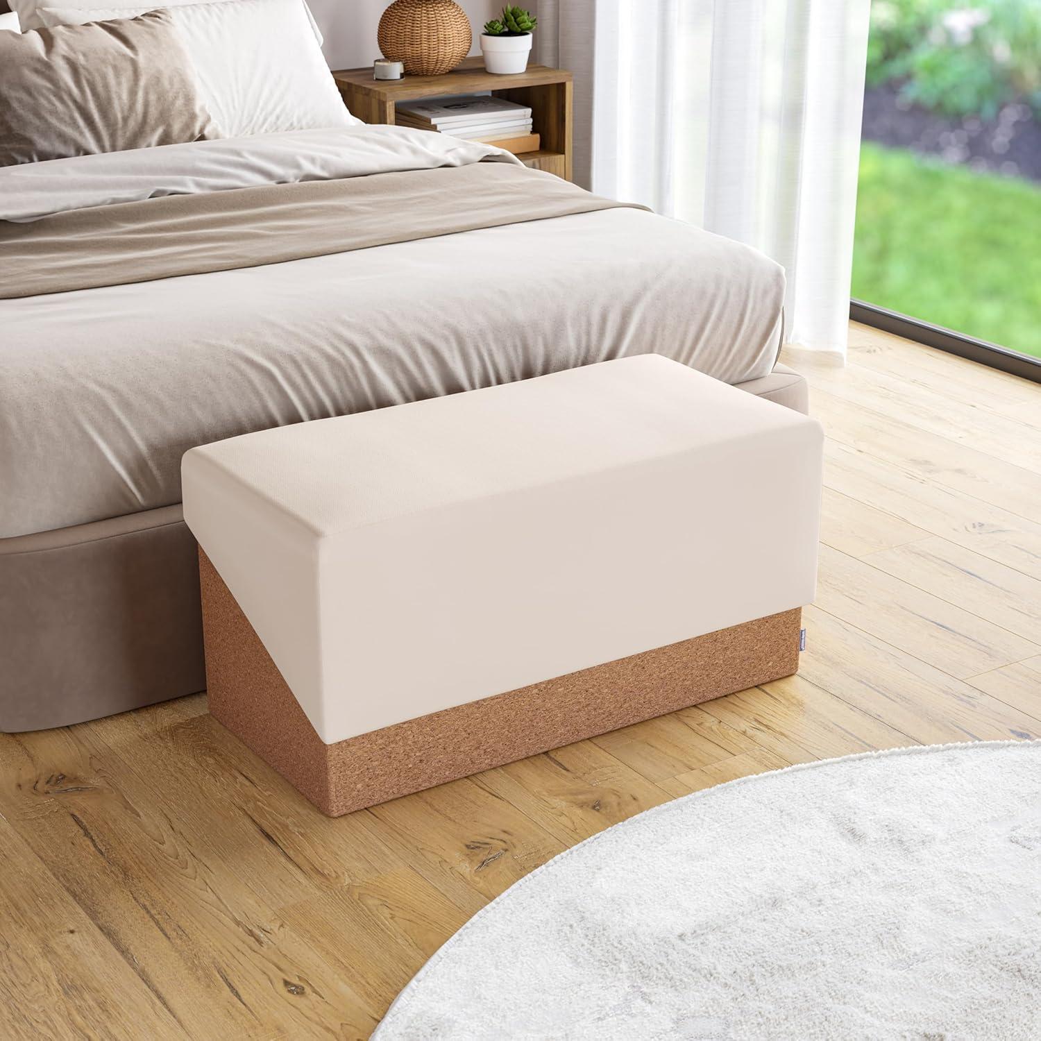 The Vineyard Collection Cork Storage Trunk Ottoman