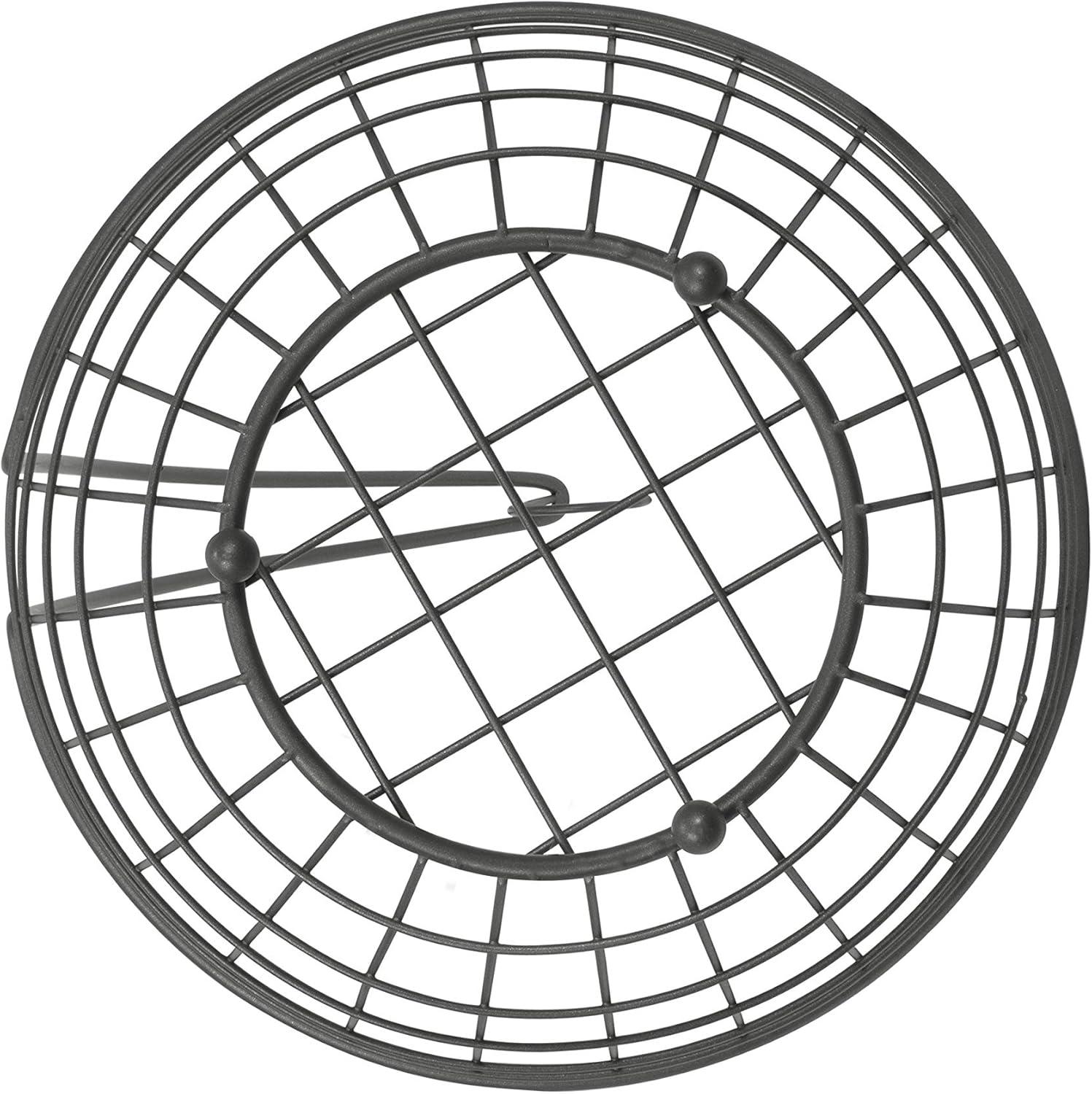 Grid Industrial Gray Industrial Gray Small Fruit Tree Basket