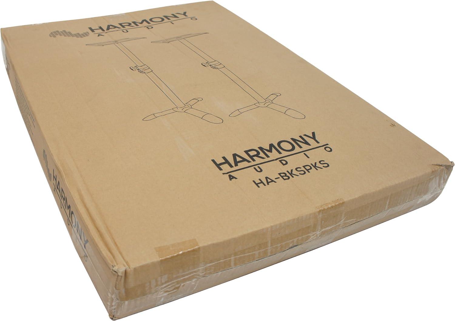 Harmony Audio HA-BKSPKS Home Studio Monitor Stands Bookshelf Speaker Stand Pair