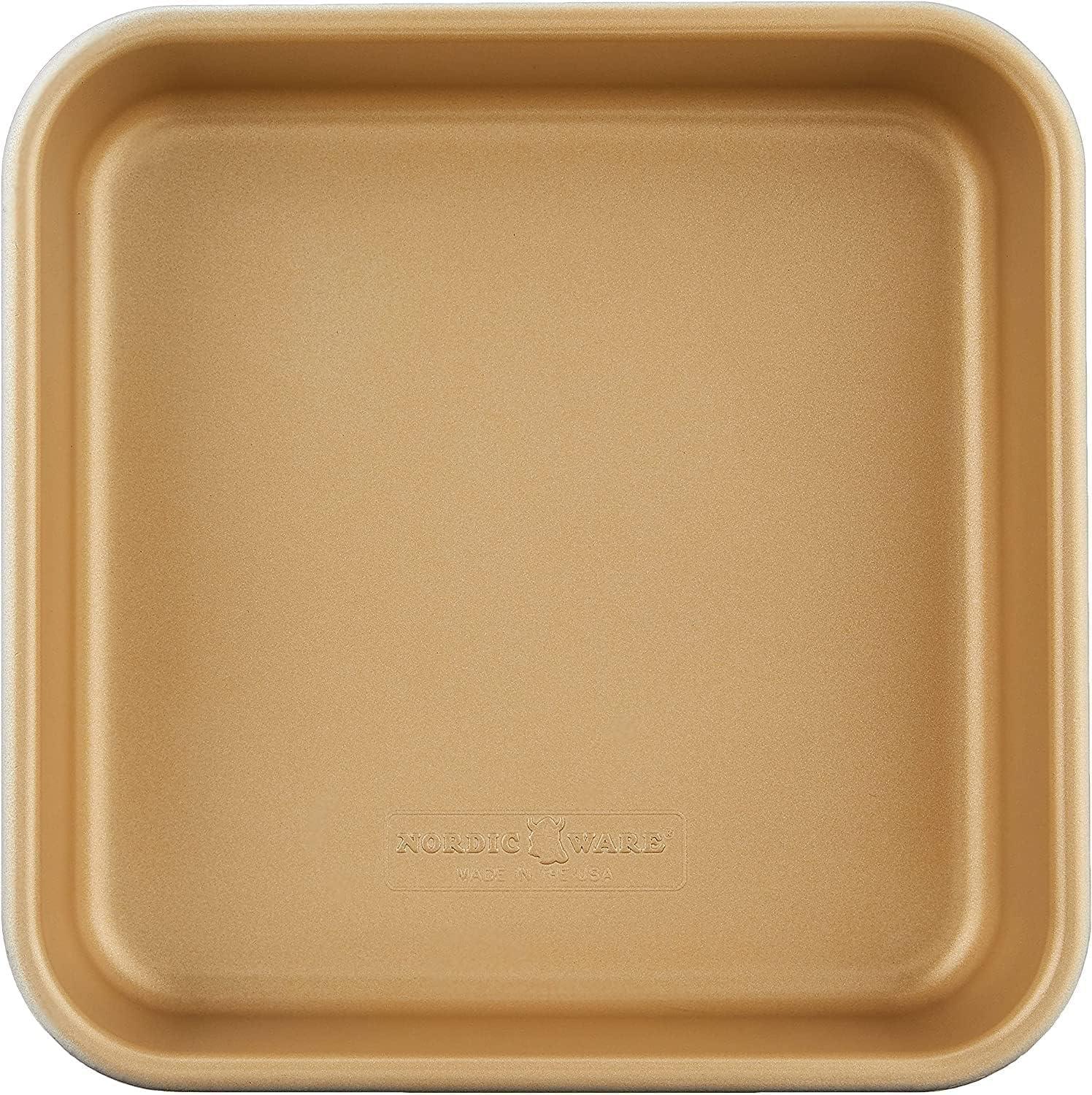 Nordic Ware Nonstick Aluminum 9-Inch Square Cake Pan