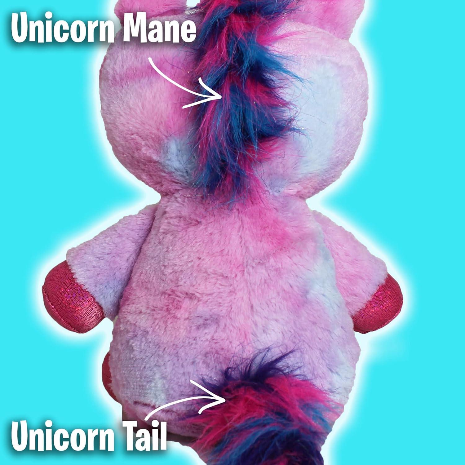 Star Belly Dream Lites Pink & Purple Unicorn, Huggable Kids Night Light, as Seen on TV